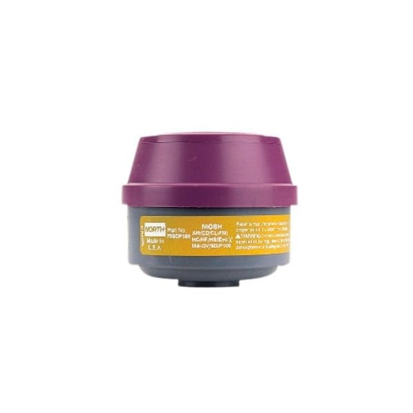 Honeywell North North Combination Gas and Vapor Cartridges, 75SCP100L, 2/Pk 75SCP100L - main